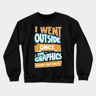 Funny Video Gaming Game Gamer Gift Crewneck Sweatshirt